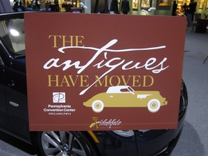 The Antiques Have Moved, Philadelphia Antiques Show
